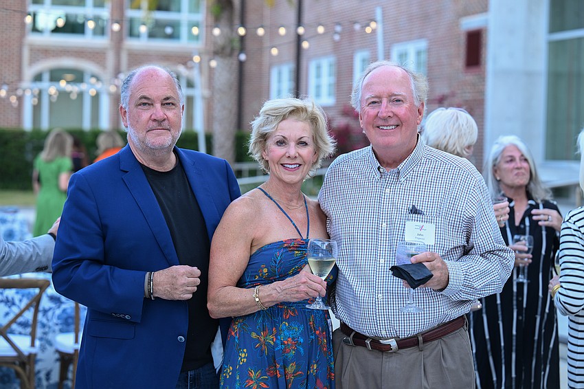 Brad Goddard with Marcia and John Fitzgerald