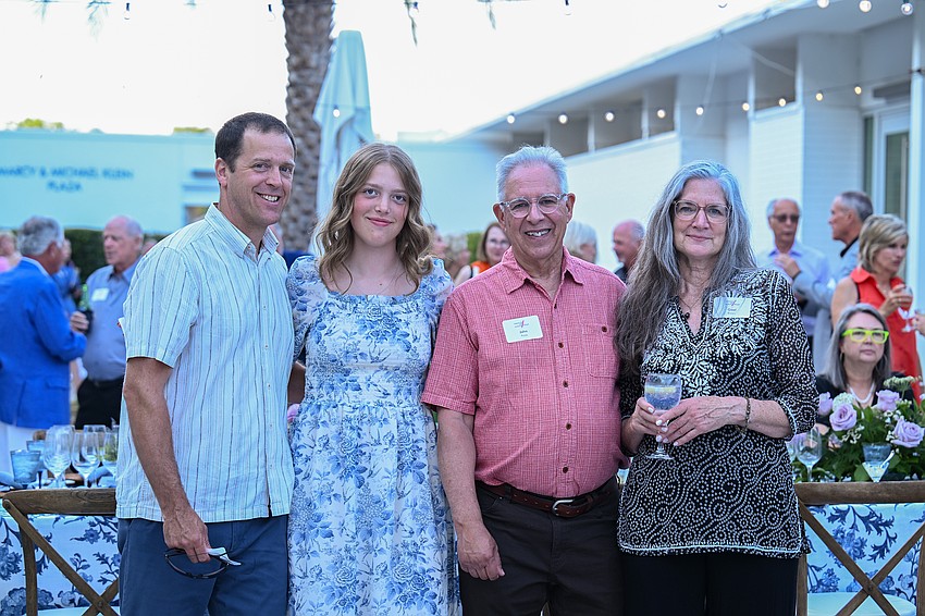 Oliver and Camila Hatch with John Polak and Gael Brown