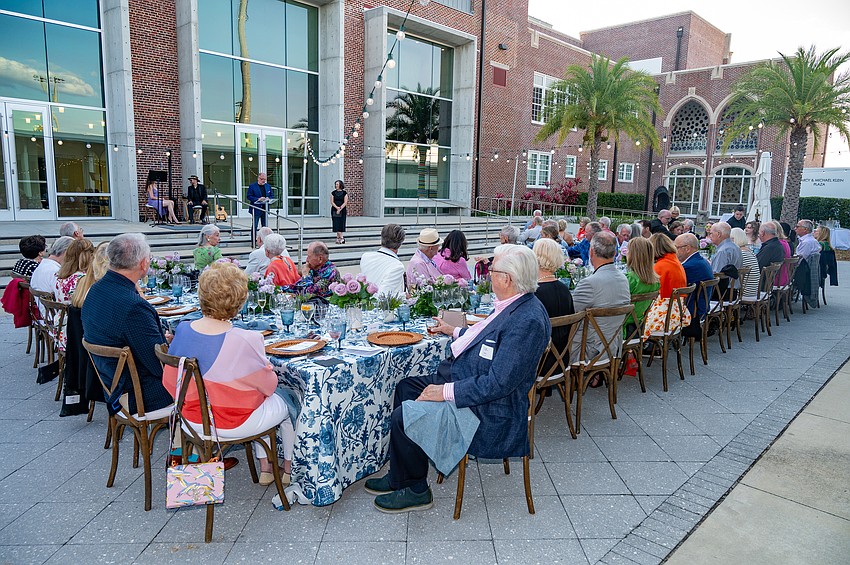 Brad Goddard addresses the guests