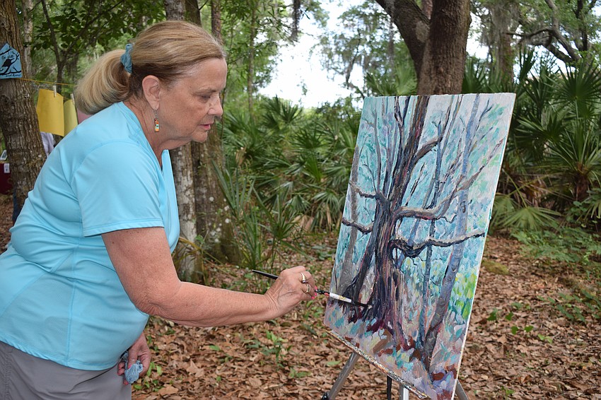 Cresswind's Kathy Flora paints what she calls 