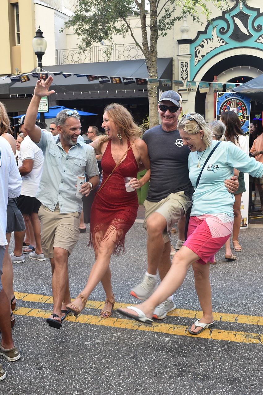 Jeff Berman, Juliana de Brés-Taylor, Kevin Tucker and April Shereda at El Melvin