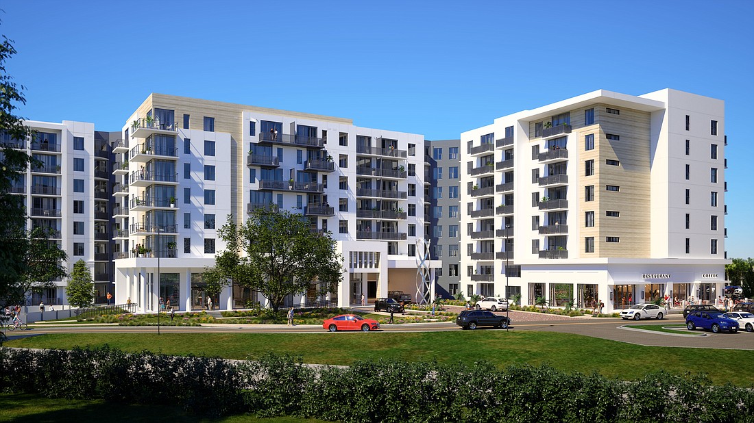 The 375-unit MetWest Residential apartments will be built near Tampa International Airport and International Plaza.