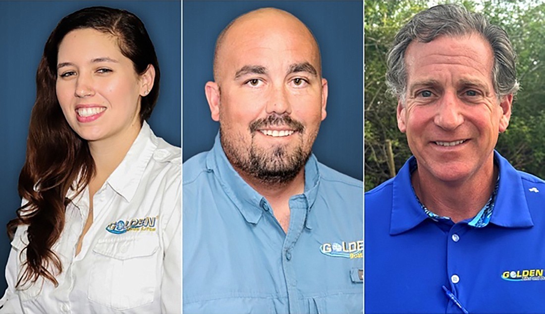 Amber Clark, Devin Garrison and Don Lunardini were all recently promoted at Golden Manufacturing.