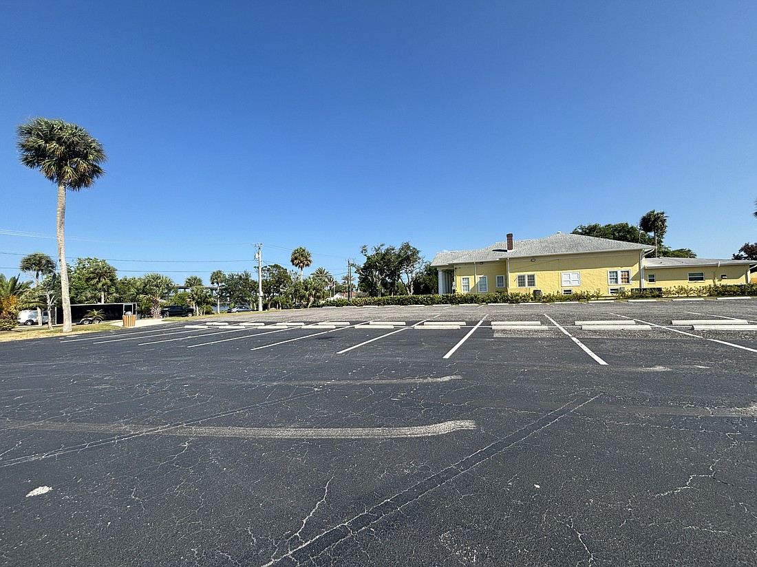 In 2021, following the demolition of the Ormond Beach Union Church, the city constructed a parking lot at 56 N. Beach St. Photo by Jarleene Almenas