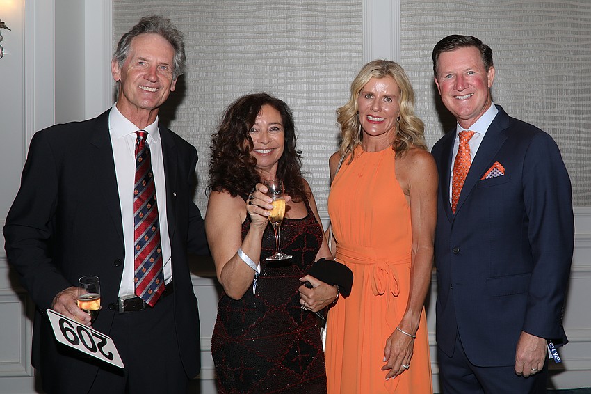 Richard and Francesca Bonte with Sheri and Kevin Hart