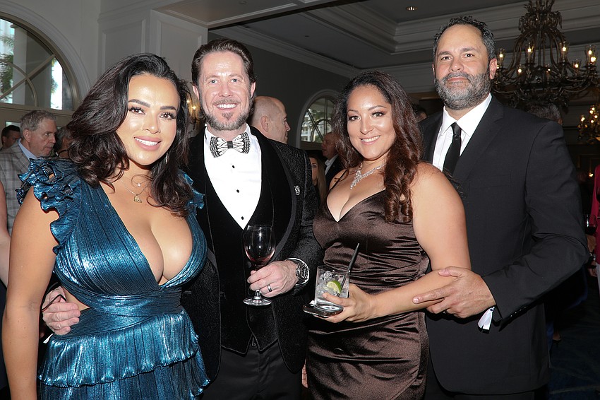 Natalia and Scott Heberlein with Marzia Romero and David Pitts