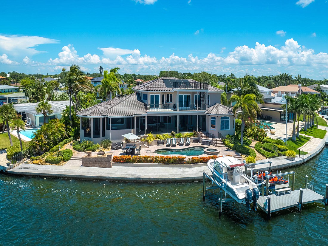 This home in Southpointe Shores tops all transactions in this week’s real estate at $5.1 million. Built in 2001, it has four bedrooms, three-and-two-half baths, a pool and 4,797 square feet of living area.