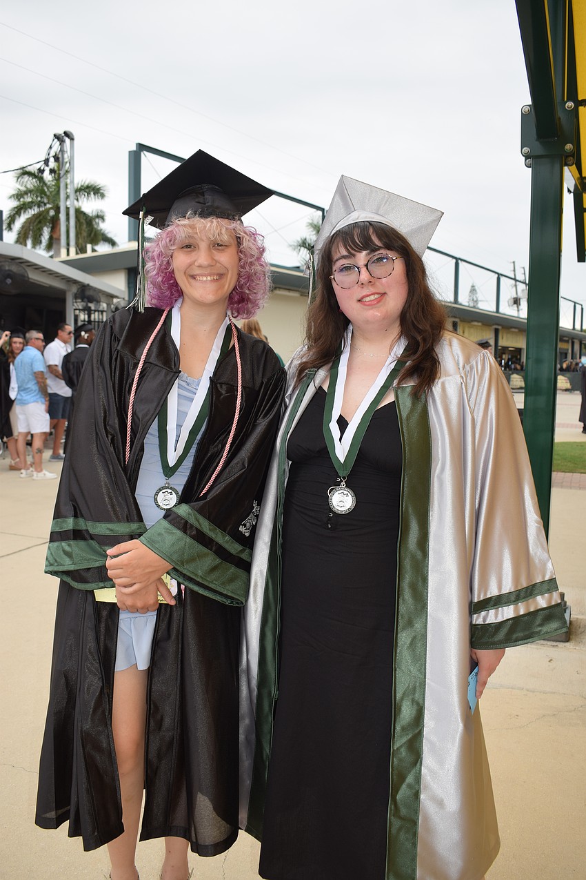 Lakewood Ranch High School's Anatalia Diaz and Shelby McGrew first met as freshmen and then became coworkers at Starbucks.
