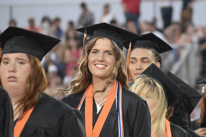 Arabella Rudolph enters the arena.