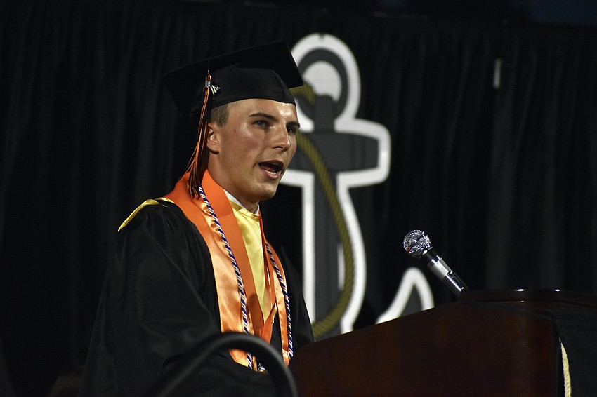 Hayden Wilding offered the welcome and introduction of the platform guests.