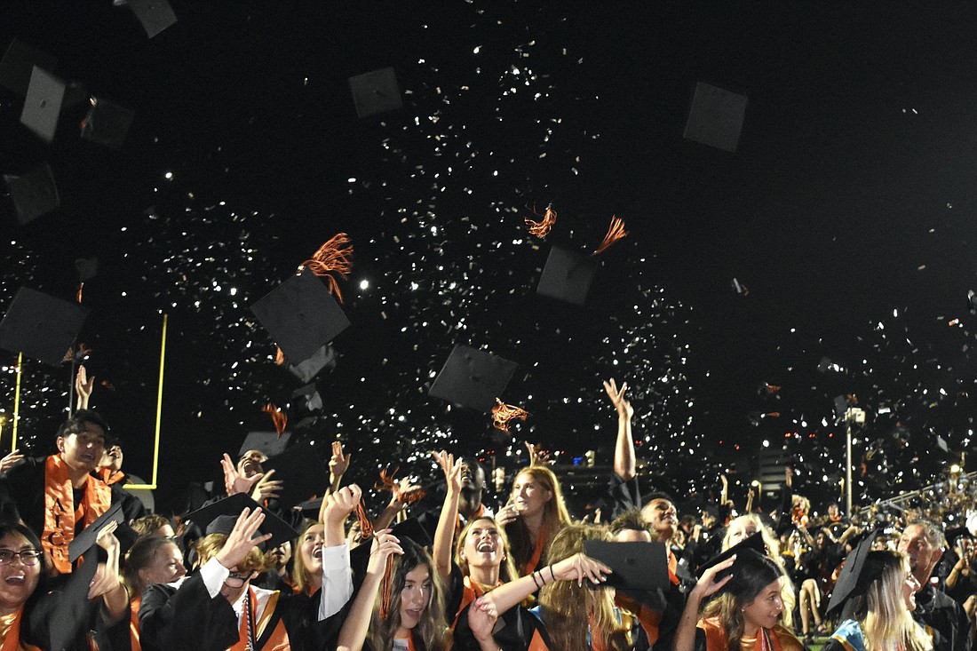 The moment of graduation arrives