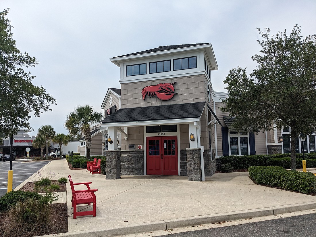 The closed Red Lobster at 13090 City Station Drive in River City Marketplace.