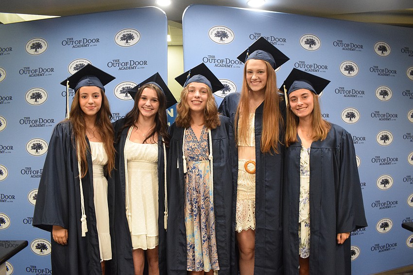 Ashlynn Calka, Avery Duffy, Ava Banks, Ariel Conway and Emma Arrigo say it's bittersweet to be graduating.