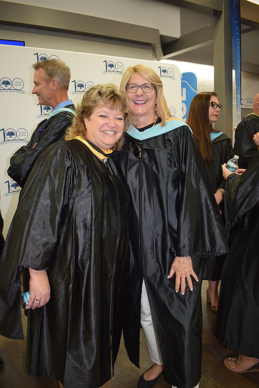 Lisa Cheney and Martha Gulacsy have been teaching at The Out-of-Door Academy's lower school for 28 years and 25 years respectively.