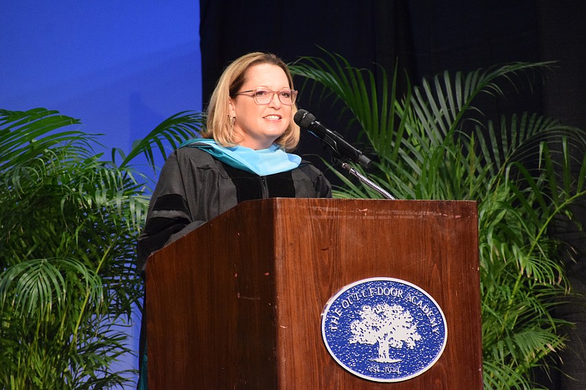 Deb Otey, the head of school, wants to remind the Class of 2024 of all they can do. She described the class as talented, passionate, kind, confident and capable.