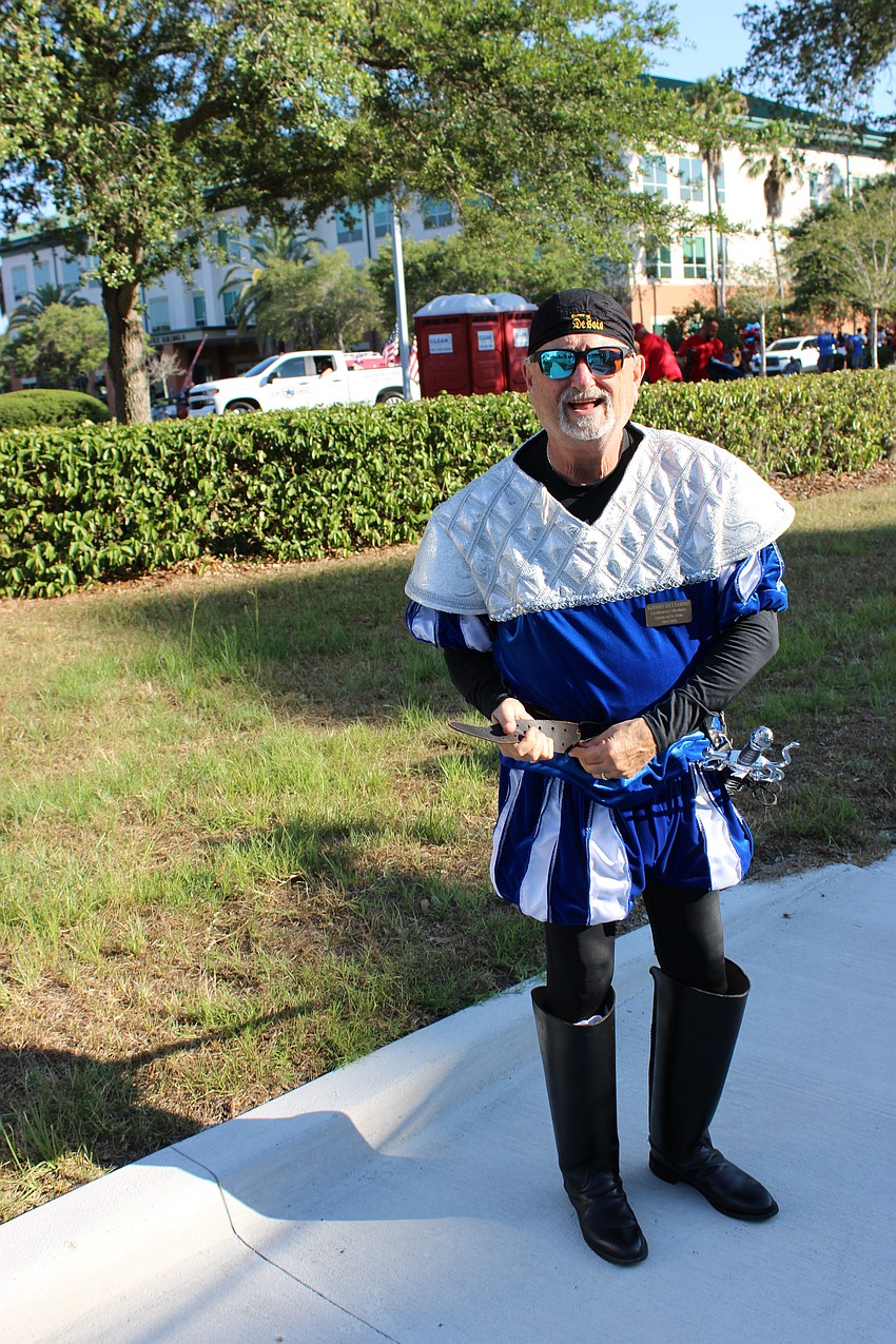 Robert Ricciardo of Crewe of De Soto said marching in the parade would be tough because it was so hot, but 