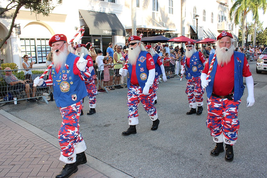 The Santa Claus Drill Team once again was a hit at the Tribute to Heroes Parade in Lakewood Ranch.