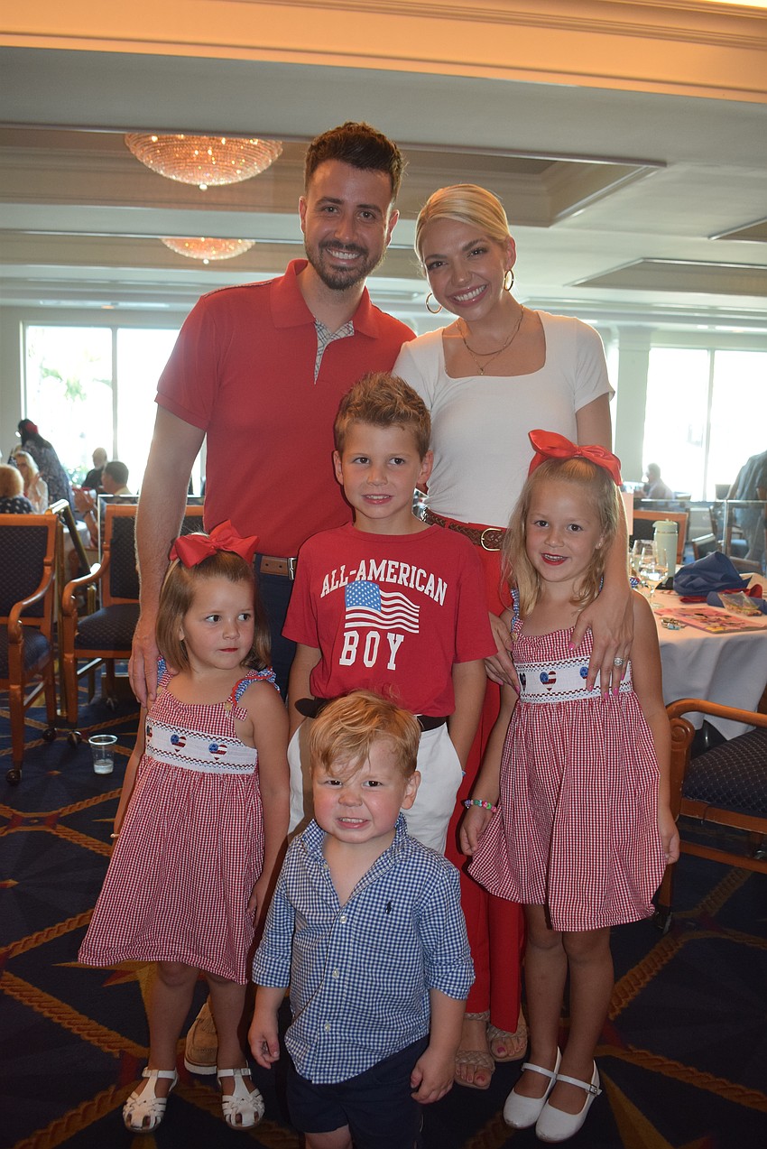 Mitchell and Courtney West and their four children Cason, Galleria, Raelynn and Forest