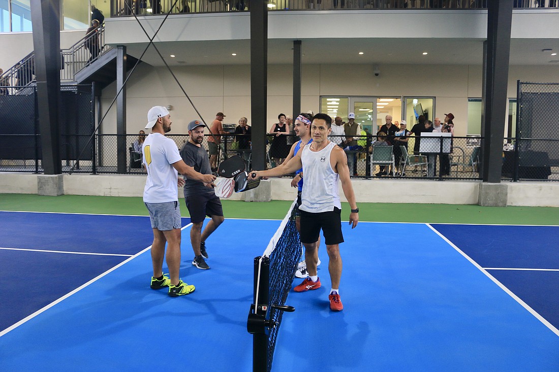 Palm Coast's Southern Recreation Center has 12 pickleball courts. File photo by Sierra Williams