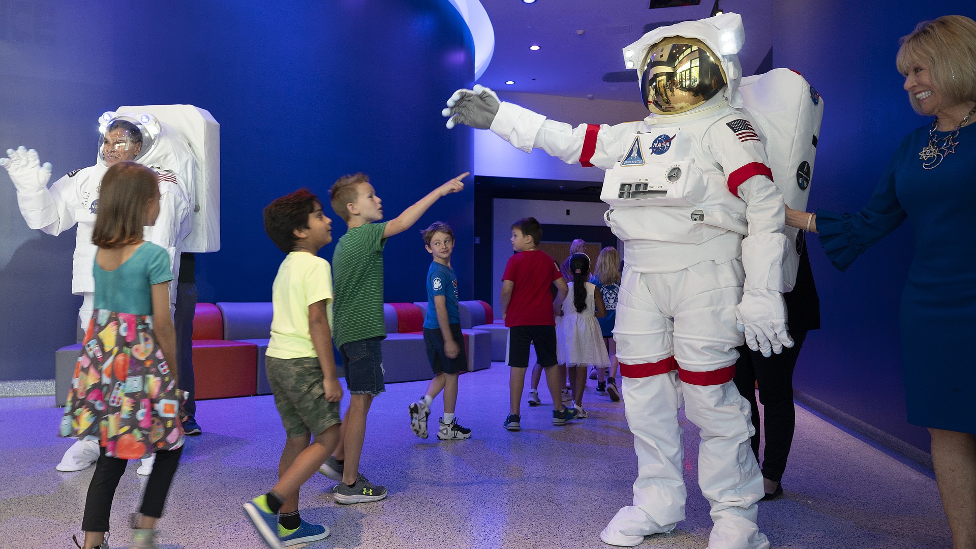 Astronauts for a day: Lowell Lohman and Carl Persis greet Spruce Creek ...