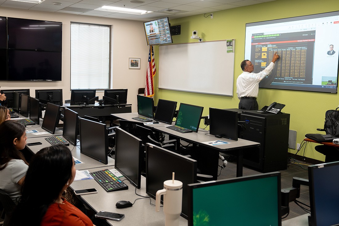 The addition of new Bloomberg Terminals is part of expansion at a finance lab at USF's Sarasota campus.