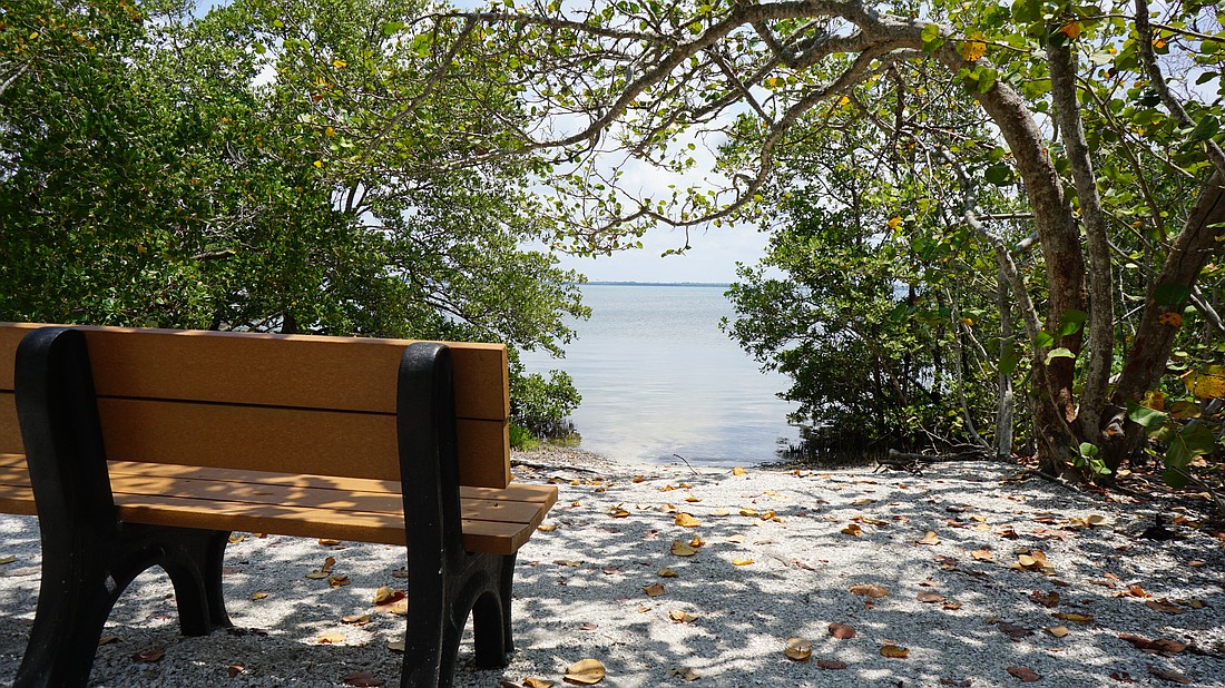 Joan M. Durante Park offers scenic views of Sarasota Bay.