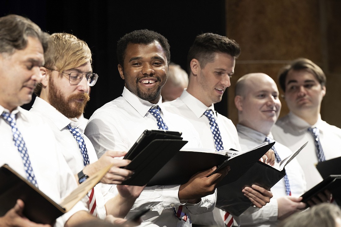 Members of Choral Artists of Sarasota offer a performance.