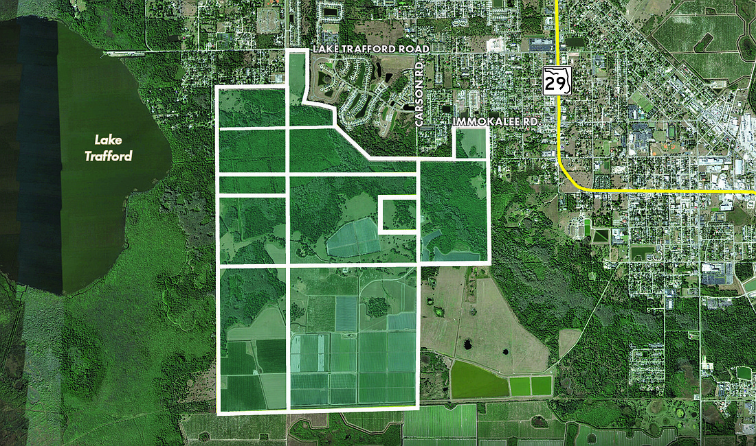 Collier County has agreed to buy nearly 2,500 acres near Trafford Lake.