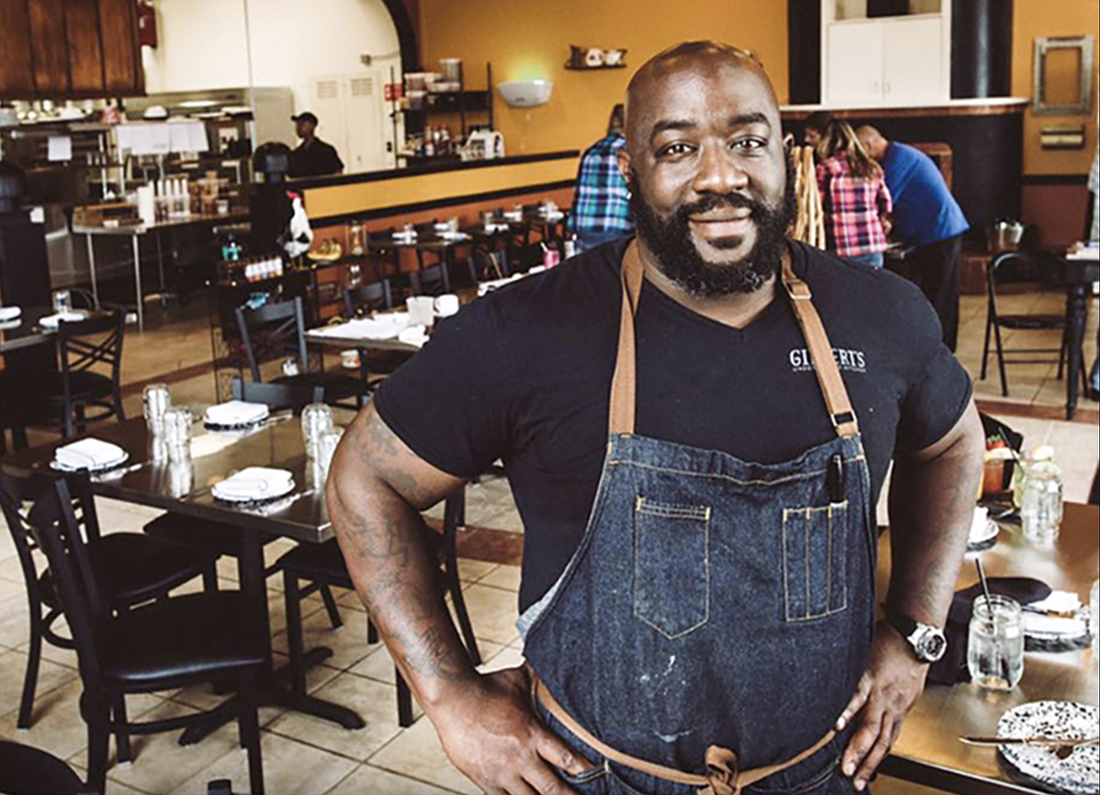 Chef Kenny Gilbert, shown here in a file 2019 photo, announced the closure his of Silkie’s Chicken & Champagne Bar in Springfield on June 3.