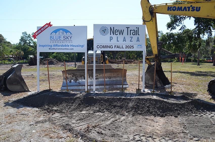 Affordable housing community New Trail Plaza is expected to be ready for occupancy by the end of 2025.