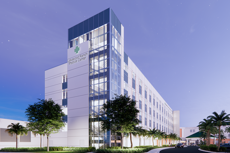 Lakewood Ranch Medical Center is building a patient tower that will double its number of beds.