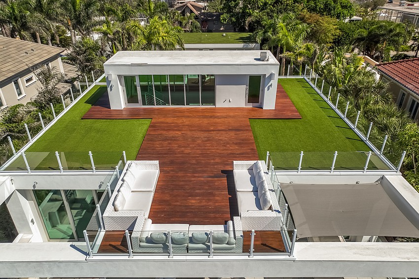 The rooftop area of 1325 Westway Drive