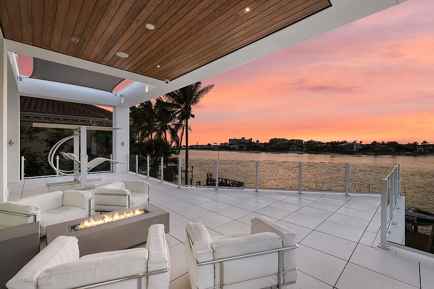 A view from the deck of 1325 Westway Drive