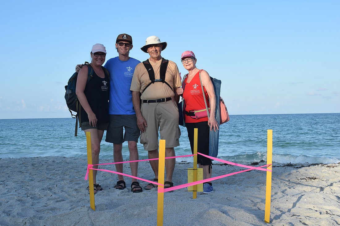 Brenda Jameson, Caleb Jameson, Sam DiGiammarino and Connie Schindewolf
