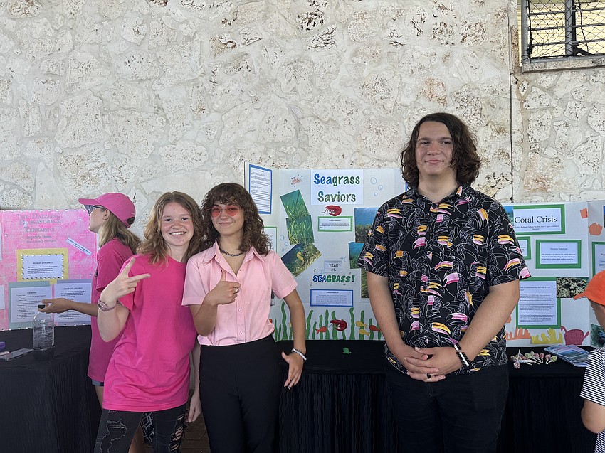 Ana Pennell, Isabelle Gunderson and Ayden Croowe