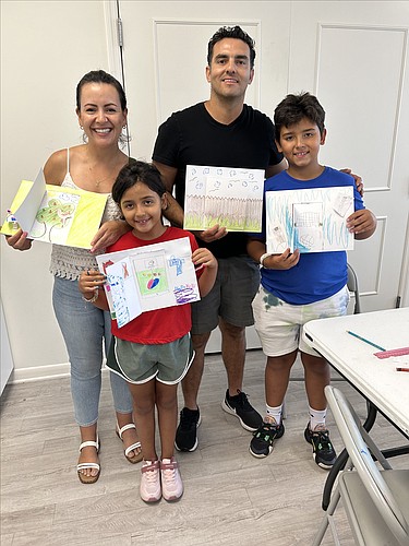 The Guerra family: Natalia, Alejandro and their children Eloisa and Simon. Courtesy photo