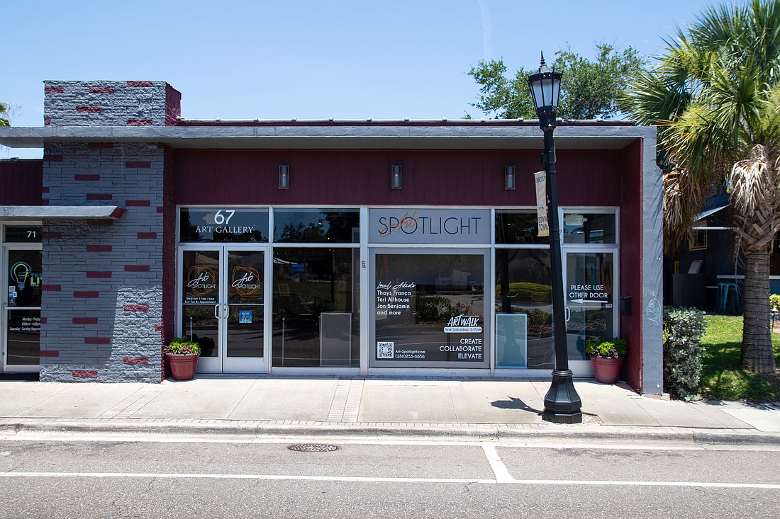 Art Spotlight is located at 67 W. Granada Blvd. in downtown Ormond Beach. Photo by Suzanne McCarthy