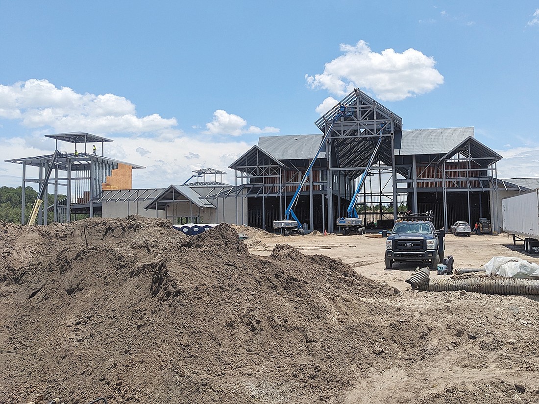 Bass Pro Shops Outdoor World rises June 12 along World Commerce Center Parkway in St. Augustine near Costco and Buc-ee's.