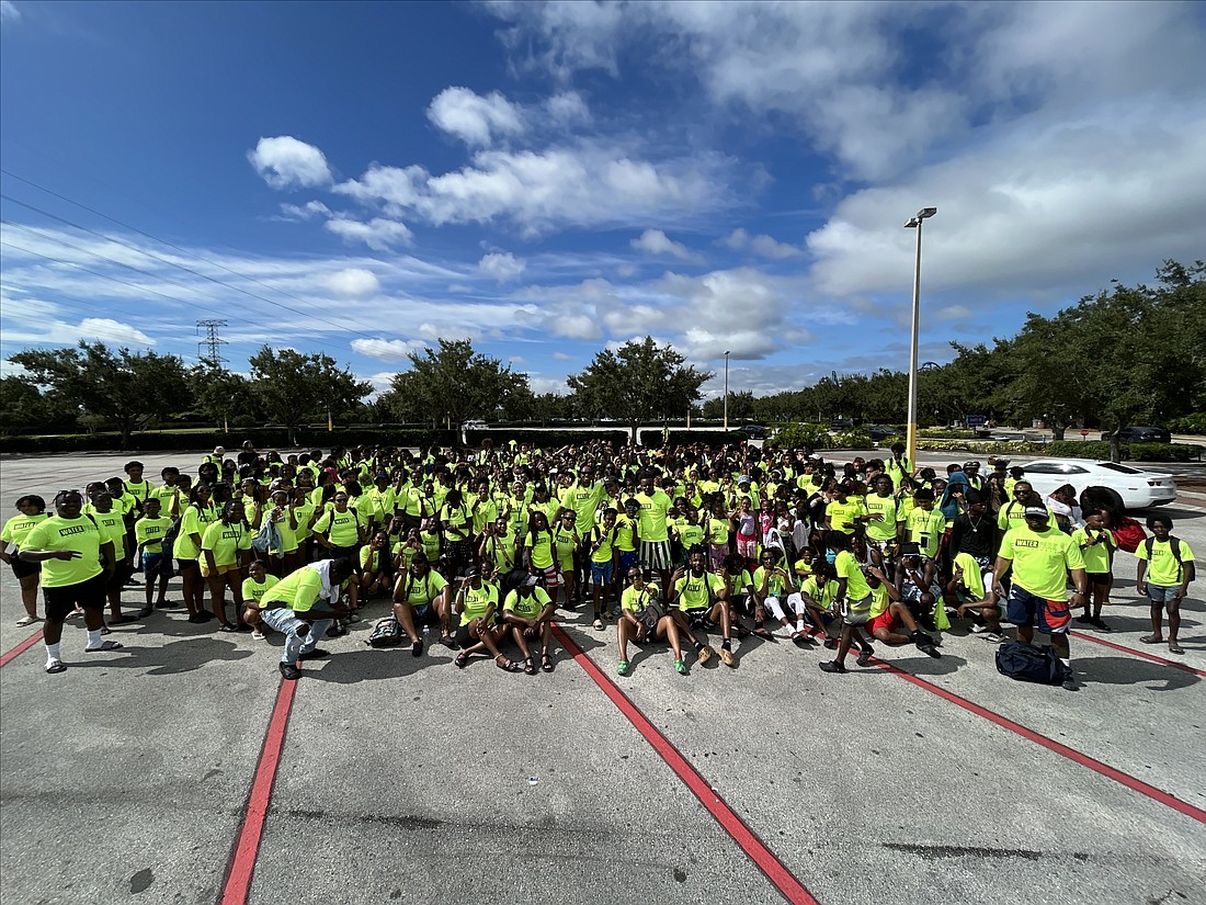 More than 400 children from across Central Florida attended the third annual Aquatica Orlando water park takeover hosted by Global Not Local and other partnering organizations.