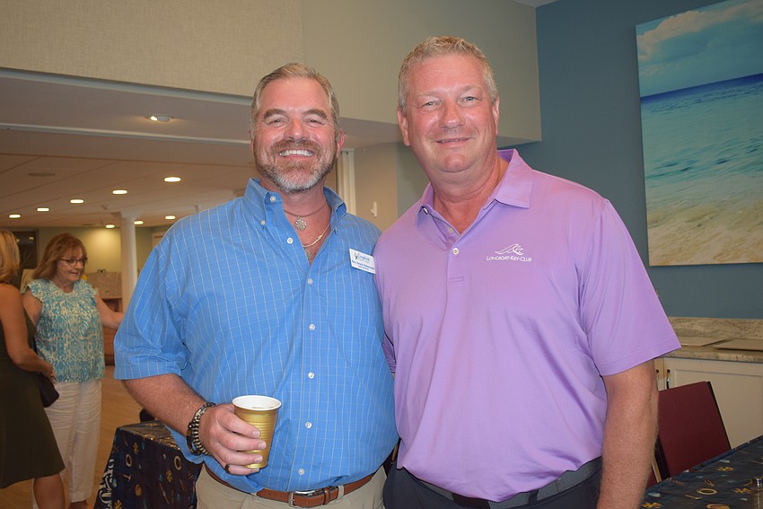 The Rev. Brock Patterson and Mark Johnson