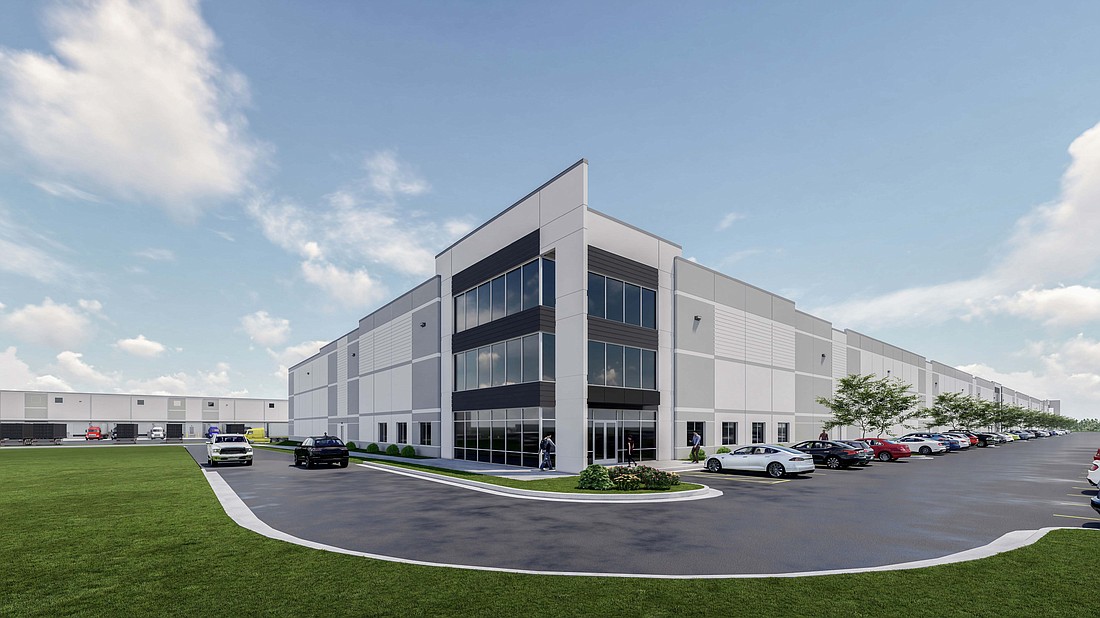 Midwest Industrial Funds plans to build Westlake Commerce Center plans to build a 192,924-square-foot speculative shell warehouse, Building 200, at 9391 Pritchard Road in West Jacksonville.