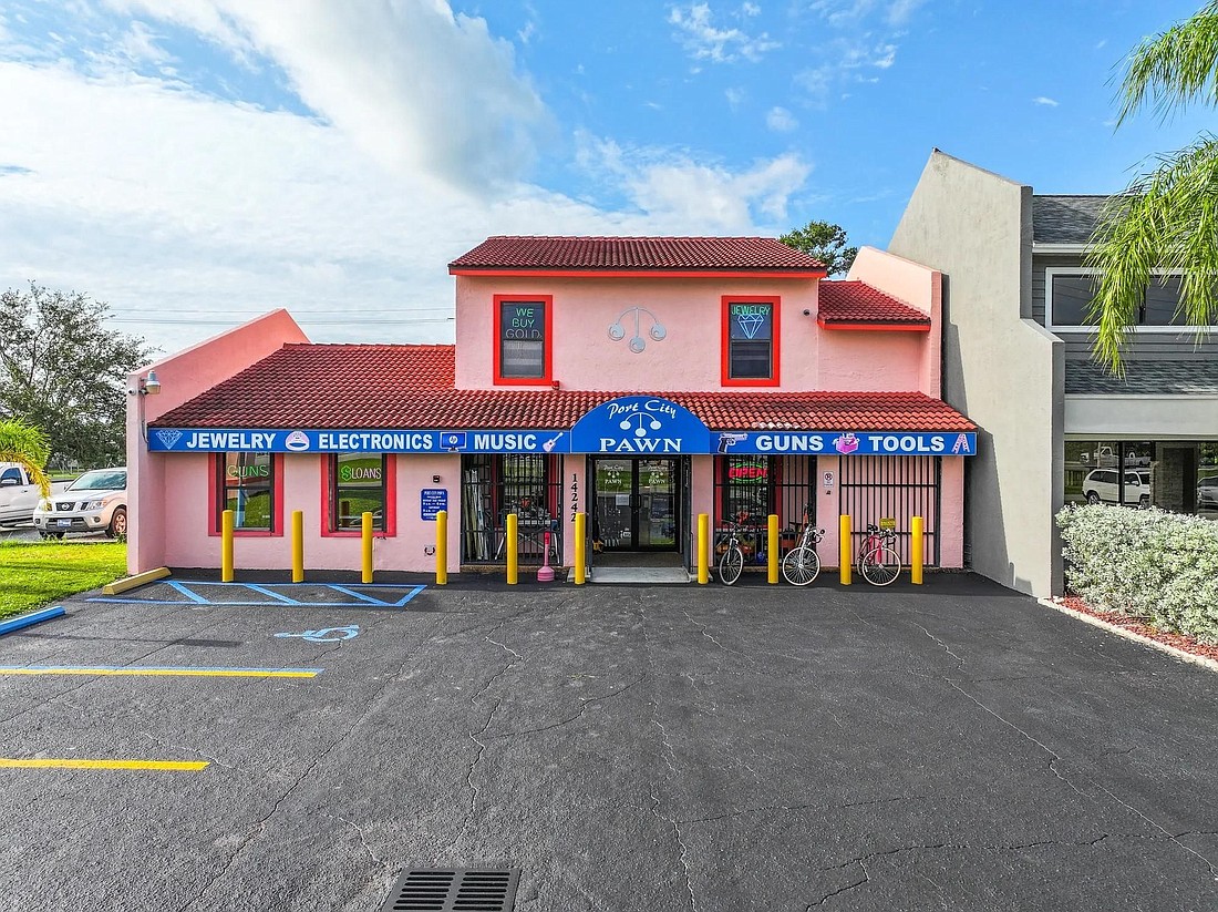 The Port City Pawn Shop at 14242 Tamiami Trail in North Port has been listed for sale.