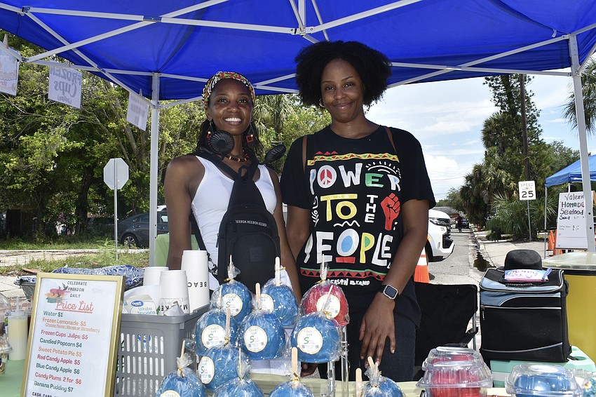 Shatrenia Spikes and Shanique Samuels of Soul Shine Pastries