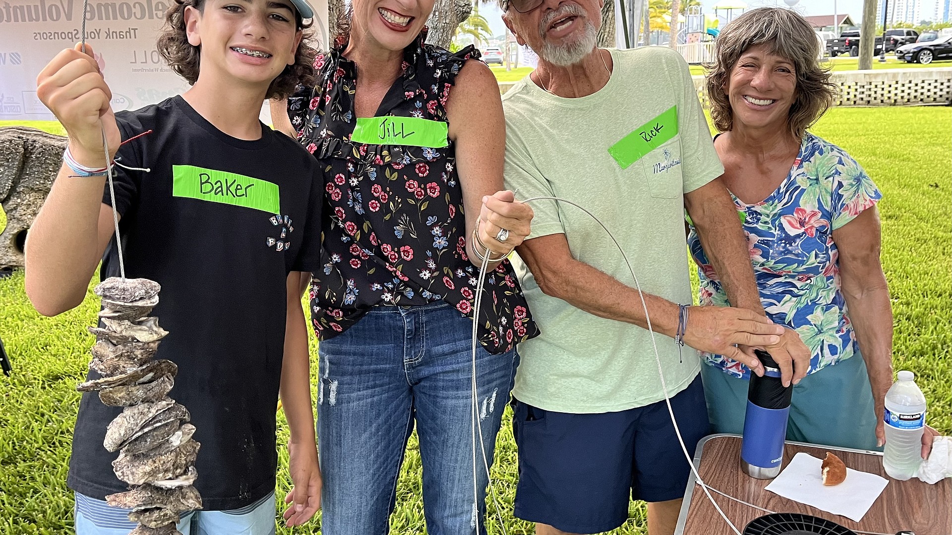 Oysters for Ormond: Volunteers help build almost 250 vertical oyster ...