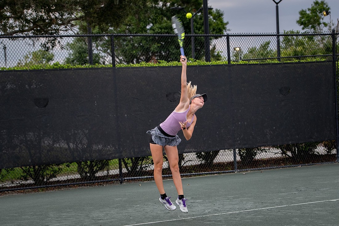 GreyHawk Landing tennis player Hayley Roberts.