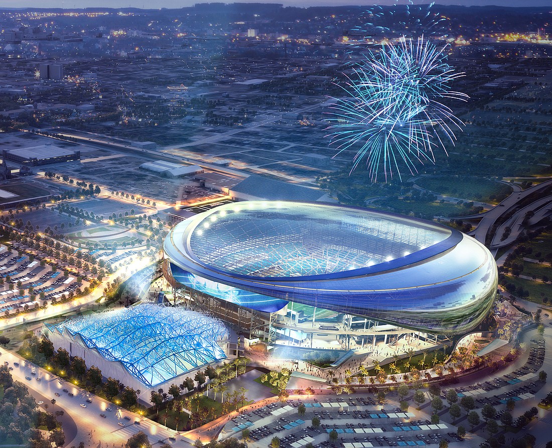 The Jacksonville Jaguars Stadium of the Future.