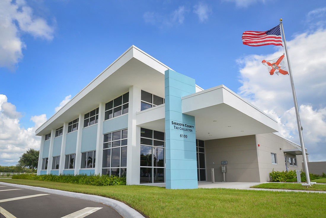 The Sarasota Mid-County Tax Collector's office at Sawyer Loop Road.