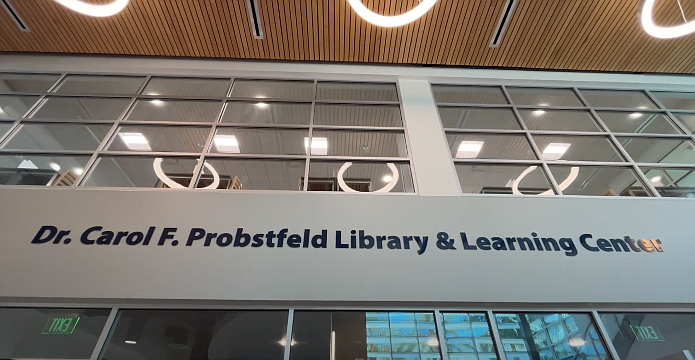The Dr. Carol F. Probstfeld Library & Learning Center was dedicated on June 25.