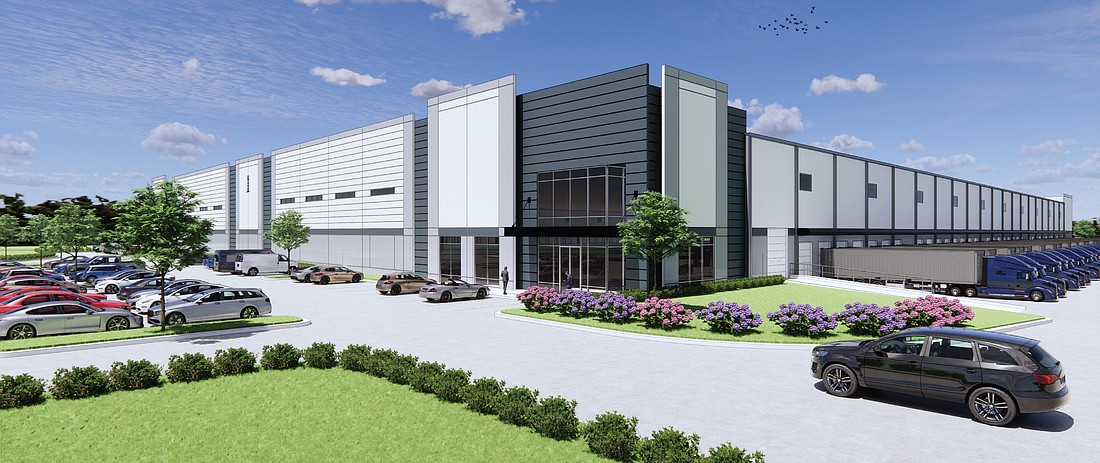 Two warehouses are in development at Commonwealth Logistics Center.