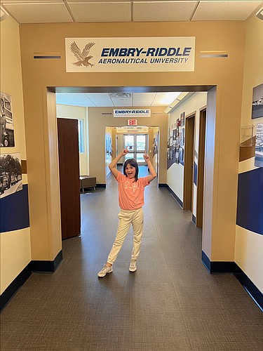 Gianna Capri is partnering with Embry-Riddle Aeronautical University's Volunteer Network for a summer backpack drive. Courtesy photo